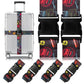 4 Pack Luggage Straps for Suitcases Adjustable Luggage Belt Suitcase Strap Travel Bag Accessories (4 Count)