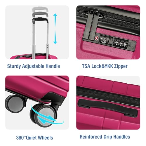 Carry On Luggage 22x14x9 Airline Approved