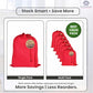 LFH Home Cotton Rich Large Premium Canvas Laundry Bag (4 Count)