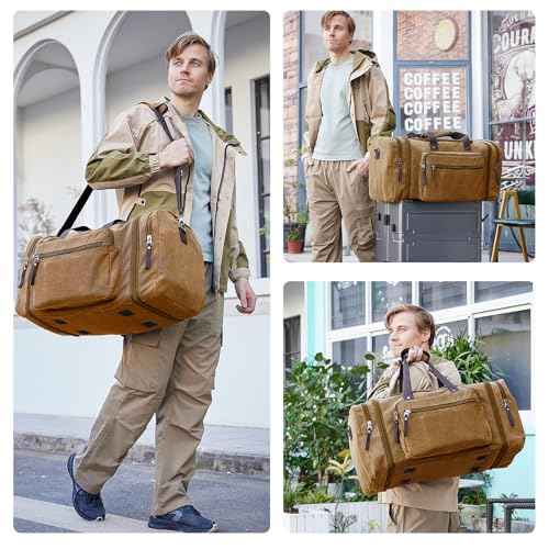 Large Canvas Duffle Bag for Travel