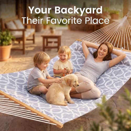 2Person Quilted Hammock with SpreaderBar