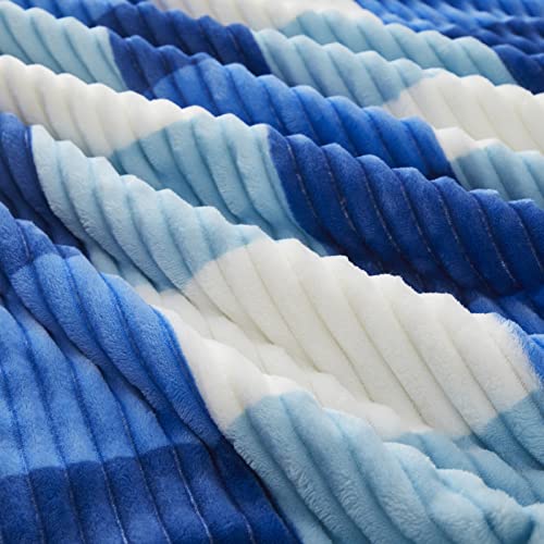 Sherpa Blanket Twin Plaid Thick Bed Blanket
