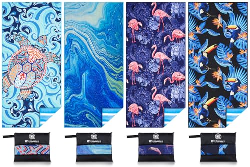 Microfiber Beach Towel (4 Count)