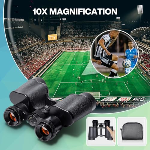10x25 High Powered Binoculars for Adults