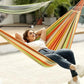 Cotton Camping Hammock Portable with Tree Straps Holds 660lbs