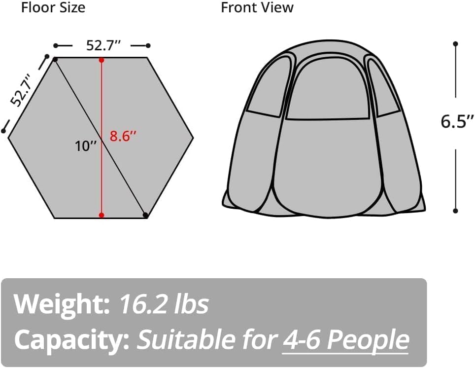 Pop Up Screen House Tent
