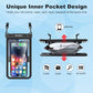 IPX8 Waterproof Phone Pouch Up to 8.5" (2 Count)