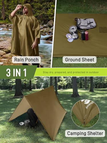 Double Layer Rain Poncho
