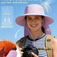 UPF 50+ Wide Brim Sun Hat with Neck Flap