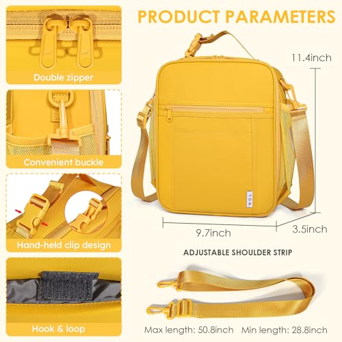 NOL Nylon Waterproof Kids Lunch Bag