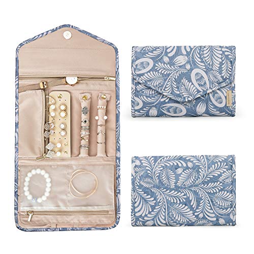 Travel Jewelry Organizer Roll Foldable Jewelry Case