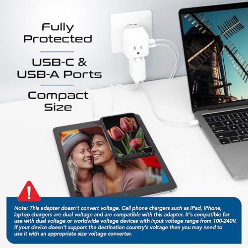 Germany Korea Travel Plug Adapter Set