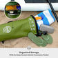 5/10/25/30/40L Waterproof Dry Bag, Small Lightweight Roll Top Dry Bag Backpack w/Waterproof Phone Case, Kayaking, Travel, Hiking, Fishing, Tubing, Camping, the Beach, Men/Women (Green)