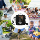 Autism Lovely Kids Lunch Box for Girls Boys Reusable Insulated Lunch Bag for Kids Toddler Thermal Cooler Spacious Lunchbox with Shoulder Strap Lunchbag for School Work Picnic (print 11)
