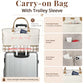 Weekender Bag for Women 21.5" Travel Duffel Large Carry On Bag 3PCS (3 Count)