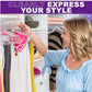Premium Clear Invisible Acrylic Hangers (50 Count)