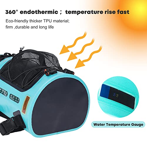 Camping Shower 22L Portable Shower for Camping with Pressure Foot Pump and Hose