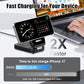 3-in-1 15W Magnetic Charger for iPhone, Apple Watch & AirPods, Black