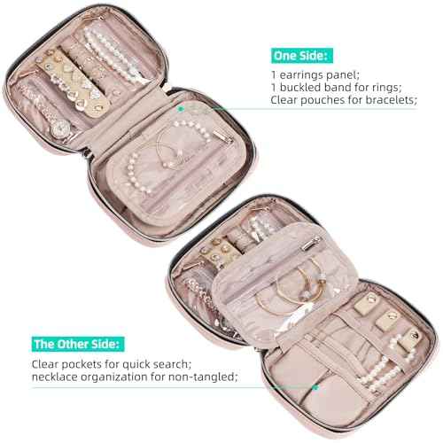 Travel Jewelry Case Organizer