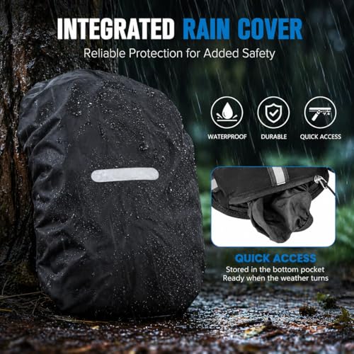Hydration Backpack with 1.5L Water Bladder