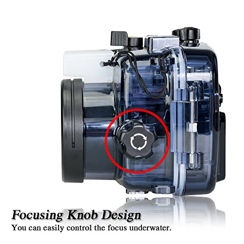 Seafrogs 40m 130ft Waterproof Underwater Camera Housing Waterproof Case for A6000 A6300 A6500 Compatible with 16