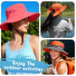 Women's Ponytail Safari Sun Hat
