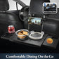 2-in-1 Car Steering Wheel Tray & Car Desk for Laptop with Phone Holder – Height Adjustable Steering Wheel Desk, Car Laptop Desk & Food Tray, Car Table Tray – Fits Cars, SUVs & Trucks