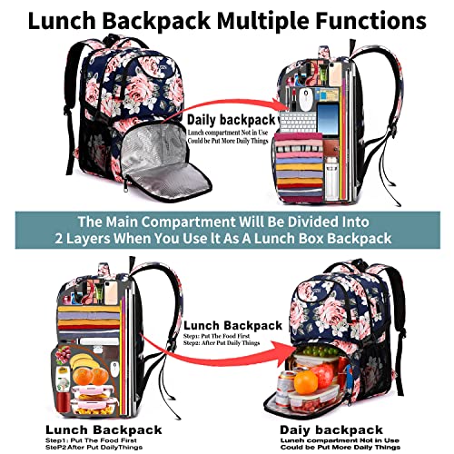 Lunch Cooler Backpack for Women