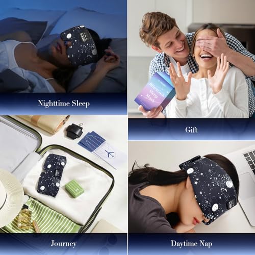 Sleep Mask with Bluetooth Headphones