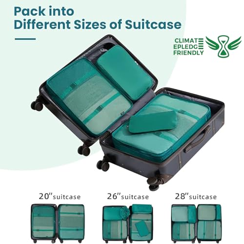 10 Set Packing Cubes Various Sizes Packing Organizer for Travel Accessories Luggage Carry On Suitcase