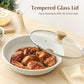 10Inch Nonstick Ceramic Frying Pan with Lid