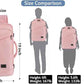 MATEIN Womens Travel Backpack, Extra Large Carryon Backpack Fits Overhead Bin, Cute Weekender Daypack for Travel on Airplane, Traveling Accessories for Women, Pink