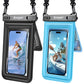 Double Space Floating Waterproof Phone Pouch [Up to 8.5''] (2 Count)