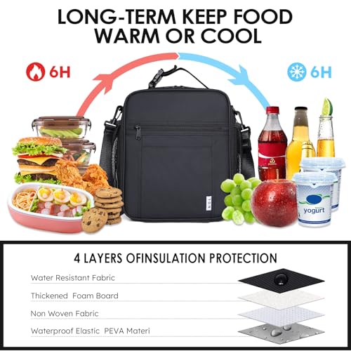 NOL Nylon Waterproof Kids Lunch Bag