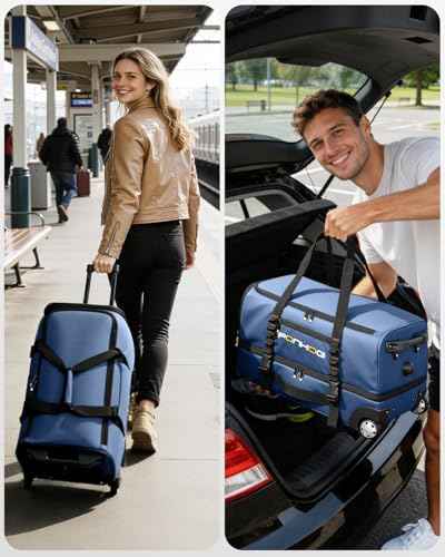 25 Inch Duffle Bag with Wheels for Men