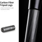 K&F Concept 63" Carbon Fiber Camera Tripods,D254C1+BH-28L Compact Tripod with Detachable Monopod, Metal Ball Head 22lbsLoad Capacity with Quick Release Plate for SLR DSLR Digital Camera/Camcorder