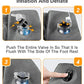Inflatable Foot Rest Pillow for Airplane Travel