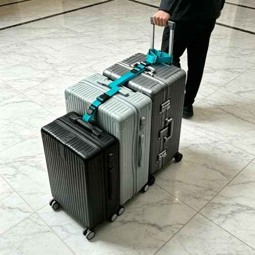 2 Pack Luggage Connector Straps