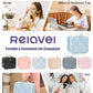 Travel Makeup Bag with LED Mirror for Women Girls
