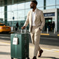 Super Large Aluminum Frame Checked Zipperless Luggage