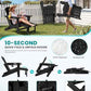 4 Pcs HDPE Folding Adjustable Adirondack Chair with Ottoman (4 Count)