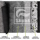 Skunk Duffle bag Medium 16"- Smell Proof - With combo lock - PATENT PENDING (Blue Navy, 16"x7.5")