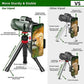 40x60 High Powered Monocular Telescope for Adults with Smartphone & Tripod