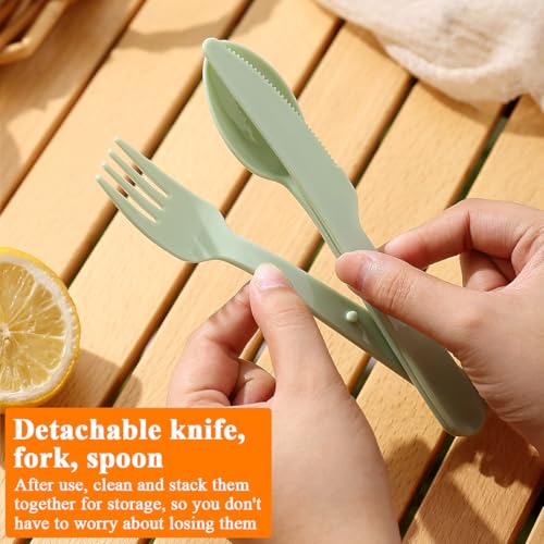 6 Piece Camping Mess Kit with Bowl