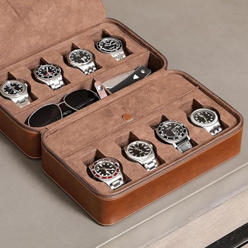 8 Watch Travel Case Storage Organizer for 8 Watches