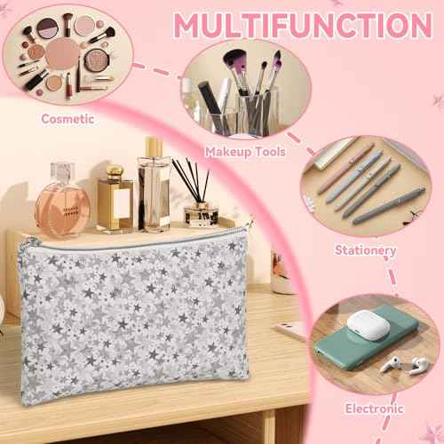 12 Pieces Cosmetic Bag for Women (12 Count)
