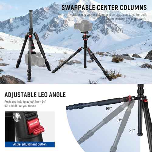 Basics Carbon Fiber Travel Tripod Monopod