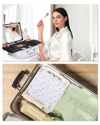 Makeup Bag with LED Mirror