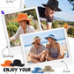 UPF50+Mens Womens Sun Hat Wide Brim Fishing Hat Packable UV Protection Gardening Beach Hat Orange