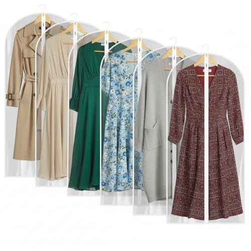 All Clear Garment Bags for Travel (6 Count)